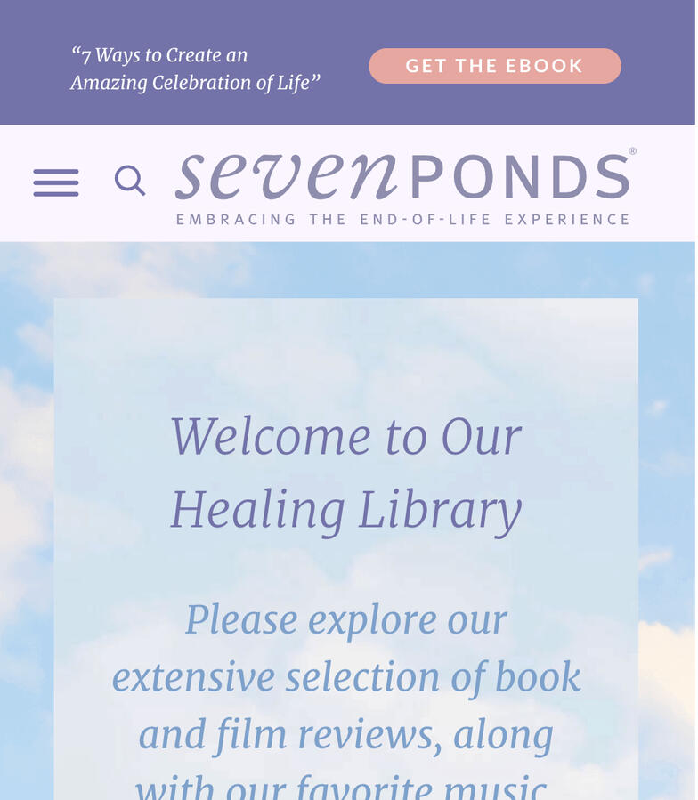 SevenPonds | https://www.sevenponds.com Custom Wordpress build with events/ticketing system, and magazine blog